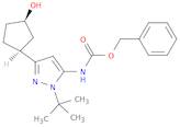 benzyl N-[2-tert-butyl-5-[(1S,3R)-3-hydroxycyclopentyl]pyrazol-3-yl]carbamate