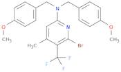 6-bromo-N,N-bis(4-methoxybenzyl)-4-methyl-5-(trifluoromethyl)pyridin-2-amine