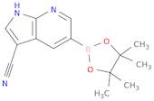 5-(4,4,5,5-Tetramethyl-1,3,2-dioxaborolan-2-yl)-1H-pyrrolo[2,3-b]pyridine-3-carbonitrile