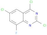 2,4,6-Trichloro-8-fluoroquinazoline