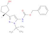 benzyl N-[2-tert-butyl-5-[(1R,3S)-3-hydroxycyclopentyl]pyrazol-3-yl]carbamate