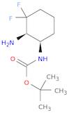 tert-Butyl ((1R,2R)-2-amino-3,3-difluorocyclohexyl)carbamate