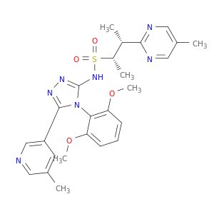 (2S,3R)-N-(4-(2,6-Dimethoxyphenyl)-5-(5-methylpyridin-3-yl)-4H-1,2,4-triazol-3-yl)-3-(5-methylpyri…