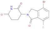 3-(4-Bromo-7-fluoro-1-oxoisoindolin-2-yl)piperidine-2,6-dione