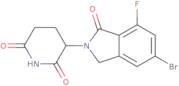 3-(5-Bromo-7-fluoro-1-oxoisoindolin-2-yl)piperidine-2,6-dione