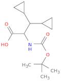 2-((tert-Butoxycarbonyl)amino)-3,3-dicyclopropylpropanoic acid