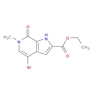 Ethyl 4-bromo-6-methyl-7-oxo-6,7-dihydro-1H-pyrrolo[2,3-c]pyridine-2-carboxylate
