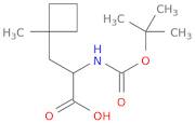 2-((tert-Butoxycarbonyl)amino)-3-(1-methylcyclobutyl)propanoic acid