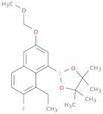 2-(8-Ethyl-7-fluoro-3-(methoxymethoxy)naphthalen-1-yl)-4,4,5,5-tetramethyl-1,3,2-dioxaborolane