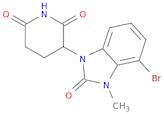 3-(4-Bromo-3-methyl-2-oxo-2,3-dihydro-1h-benzo[d]imidazol-1-yl)piperidine-2,6-dione