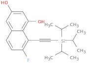 7-Fluoro-8-((triisopropylsilyl)ethynyl)naphthalene-1,3-diol