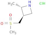 (2S,3R)-2-methyl-3-(methylsulfonylmethyl)azetidine;hydrochloride