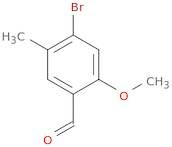 4-Bromo-2-methoxy-5-methylbenzaldehyde