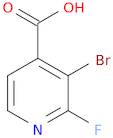 3-Bromo-2-fluoro-4-pyridinecarboxylic acid