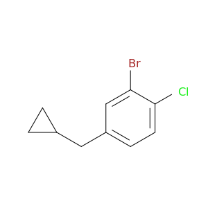 2-Bromo-1-chloro-4-(cyclopropylmethyl)benzene