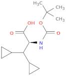 (S)-2-((tert-butoxycarbonyl)amino)-3,3-dicyclopropylpropanoic acid