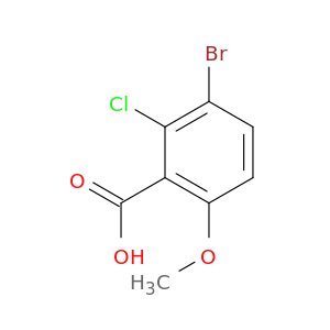 3-Bromo-2-chloro-6-methoxybenzoic acid