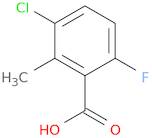 3-Chloro-6-fluoro-2-methylbenzoic acid