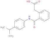 2-(2-{[4-(propan-2-yl)phenyl]carbamoyl}phenyl)acetic acid