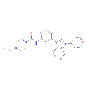 4-Ethyl-N-(4-(1-(tetrahydro-2H-pyran-4-yl)-1H-pyrrolo[2,3-c]pyridin-3-yl)pyridin-2-yl)piperazine-1…