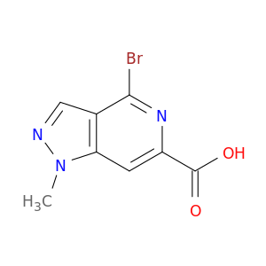 4-Bromo-1-methyl-1H-pyrazolo[4,3-c]pyridine-6-carboxylic acid