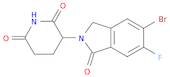 3-(5-Bromo-6-fluoro-1-oxoisoindolin-2-yl)piperidine-2,6-dione