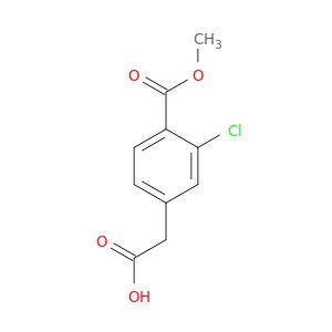 2-(3-Chloro-4-(Methoxycarbonyl)phenyl)acetic acid