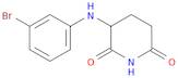 3-((3-Bromophenyl)amino)piperidine-2,6-dione