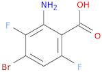 2-Amino-4-bromo-3,6-difluorobenzoic acid