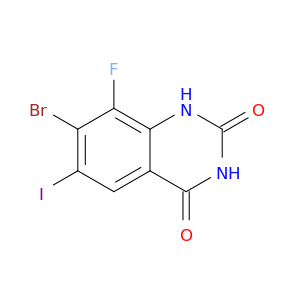 7-Bromo-8-fluoro-6-iodoquinazoline-2,4(1H,3H)-dione