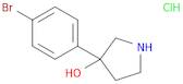 3-(4-bromophenyl)pyrrolidin-3-ol hydrochloride