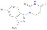 1-(6-Bromo-1-methyl-1H-indazol-3-yl)dihydropyrimidine-2,4(1H,3H)-dione