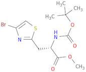 Methyl (S)-3-(4-bromothiazol-2-yl)-2-((tert-butoxycarbonyl)amino)propanoate