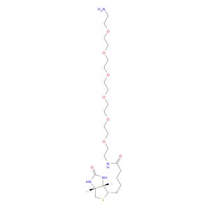 (3aS,4S,6aR)-N-(20-Amino-3,6,9,12,15,18-hexaoxaeicos-1-yl)hexahydro-2-oxo-1H-thieno[3,4-d]imidazol…