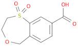 2,3-Dihydro-5H-4,1-benzoxathiepin-8-carboxylic acid 1,1-dioxide