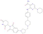 3-[[4-[1-[[(3S)-1-[2-(2,6-Dioxo-3-piperidinyl)-2,3-dihydro-1,3-dioxo-1H-isoindol-5-yl]-3-pyrrolidi…