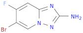 6-Bromo-7-fluoro-[1,2,4]triazolo[1,5-a]pyridin-2-ylamine