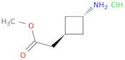 Methyl trans-2-(3-aminocyclobutyl)acetate hydrochloride