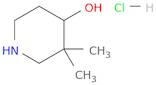 3,3-Dimethylpiperidin-4-ol hydrochloride