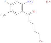 1-(2-Amino-4-fluoro-5-methylphenyl)-5-bromopentan-1-one hydrobromide