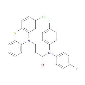 3-(2-Chloro-10H-phenothiazin-10-yl)-N,N-bis(4-fluorophenyl)propanamide