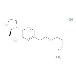 ((2S,3R)-3-(4-Octylphenyl)pyrrolidin-2-yl)methanol hydrochloride