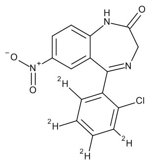 Clonazepam-D4, 1mg/ml in Methanol