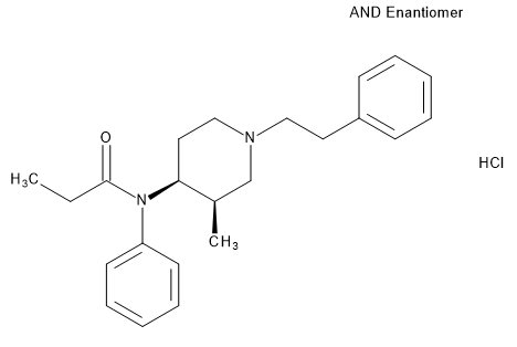 d,l-cis-3-Methylfentanyl.HCl, 1mg/ml in Methanol (as free base)