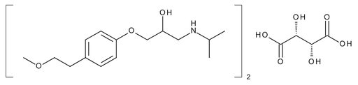 Metoprolol.tartrate, 1mg/ml in Ethanol (as free base)