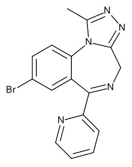 Pyrazolam 1.0 mg/ml in Methanol