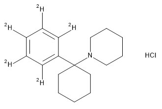 PCP-D5.HCl (Phencyclidine-D5.HCl), 0.1mg/ml in Methanol (as free base)