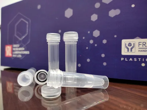 Microcentrifuge Tube and Screw Cap (0.5ml),Self Standing,Conical,O-Ring,Clear,Non-Hinged,Sterile, …