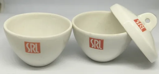 Crucible Porcelain, 17ml, Wide with Lid