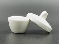 Crucible Porcelain, 2ml, Wide with Lid